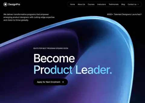 DesignPro — Agency website design showcase